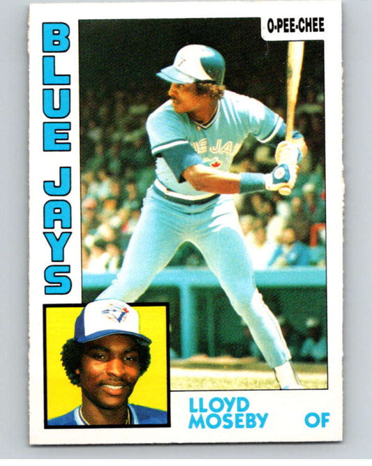 1984 O-Pee-Chee Baseball #92 Lloyd Moseby Blue Jays  V59944 Image 1