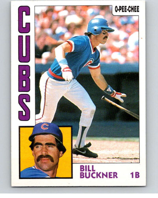 1984 O-Pee-Chee Baseball #96 Bill Buckner  Chicago Cubs  V59945 Image 1