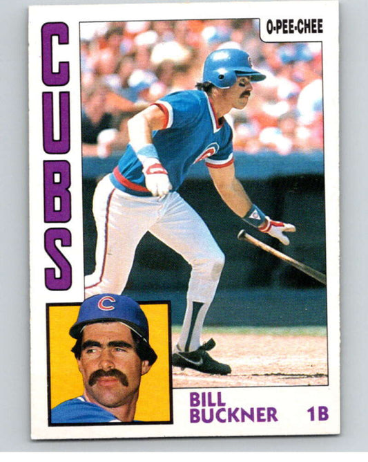 1984 O-Pee-Chee Baseball #96 Bill Buckner  Chicago Cubs  V59946 Image 1