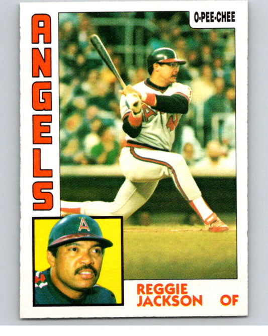 1984 O-Pee-Chee Baseball #100 Reggie Jackson Angels  V59947 Image 1