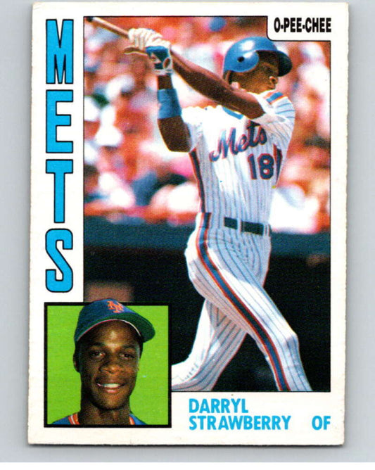 1984 O-Pee-Chee Baseball #182 Darryl Strawberry  RC Rookie  V59952 Image 1