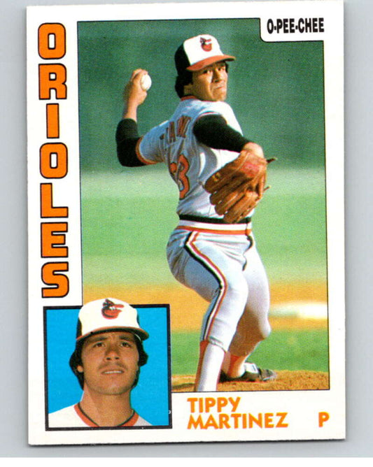 1984 O-Pee-Chee Baseball #215 Tippy Martinez  Baltimore Orioles  V59956 Image 1