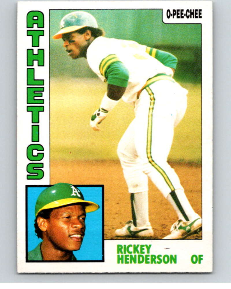 1986 O-Pee-Chee Baseball #230 Rickey Henderson Athletics  V59960 Image 1