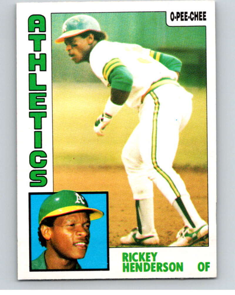 1987 O-Pee-Chee Baseball #230 Rickey Henderson Athletics  V59961 Image 1