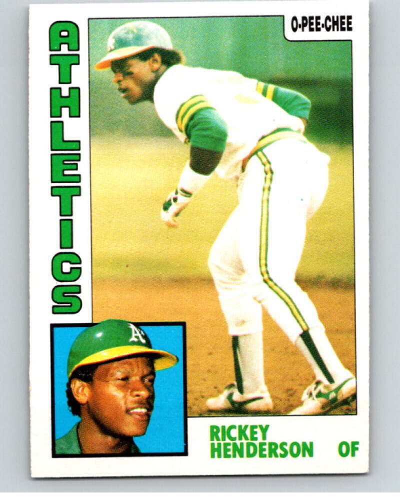 1988 O-Pee-Chee Baseball #230 Rickey Henderson Athletics  V59962 Image 1