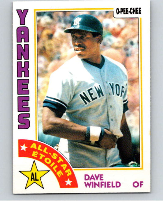 1984 O-Pee-Chee Baseball #266 Dave Winfield AS Yankees  V59963 Image 1