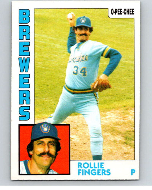 1984 O-Pee-Chee Baseball #283 Rollie Fingers  Milwaukee Brewers  V59965 Image 1