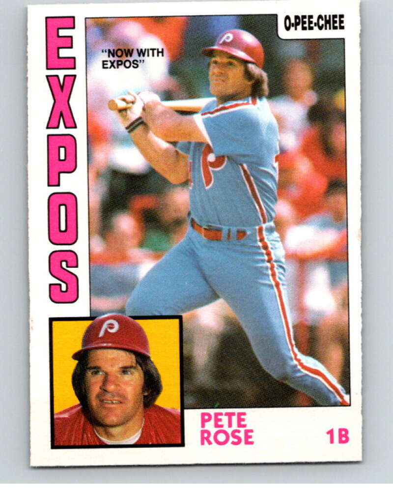 1984 O-Pee-Chee Baseball #300 Pete Rose  Philadelphia Phillies  V59966 Image 1