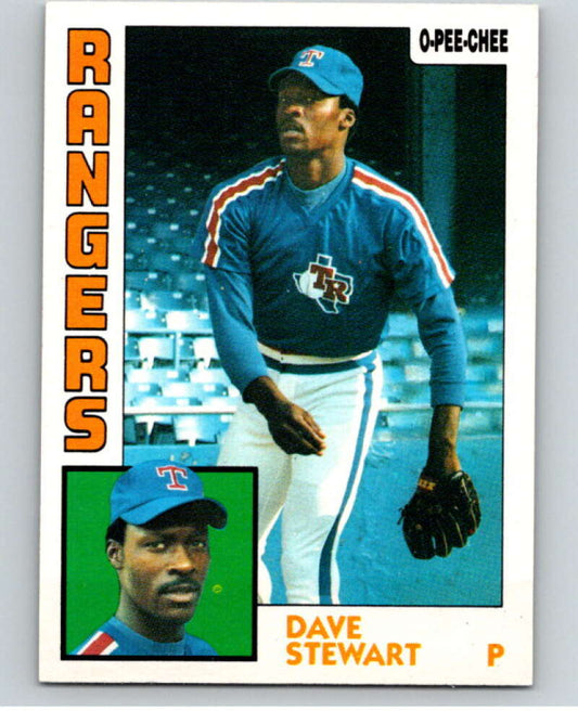1984 O-Pee-Chee Baseball #352 Dave Stewart  Texas Rangers  V59976 Image 1
