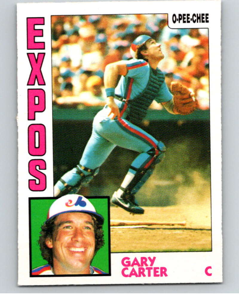 1984 O-Pee-Chee Baseball #366 Gary Carter  Montreal Expos  V63202 Image 1