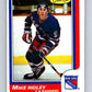 1986-87 O-Pee-Chee #66 Mike Ridley  RC Rookie New York Rangers  V63321 Image 1