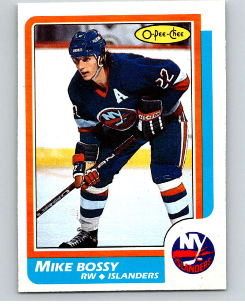 1986-87 O-Pee-Chee #90 Mike Bossy  New York Islanders  V63382 Image 1