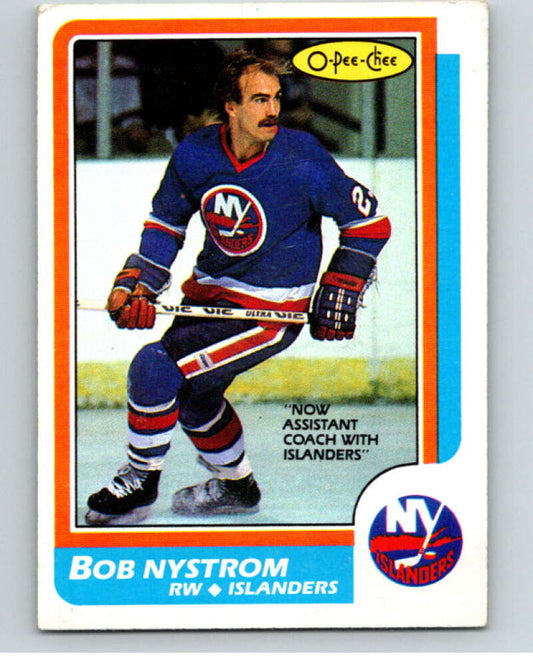 1986-87 O-Pee-Chee #104 Bob Nystrom  New York Islanders  V63417 Image 1