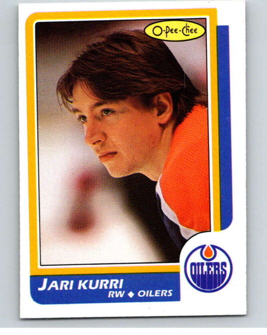 1986-87 O-Pee-Chee #108 Jari Kurri  Edmonton Oilers  V63429 Image 1