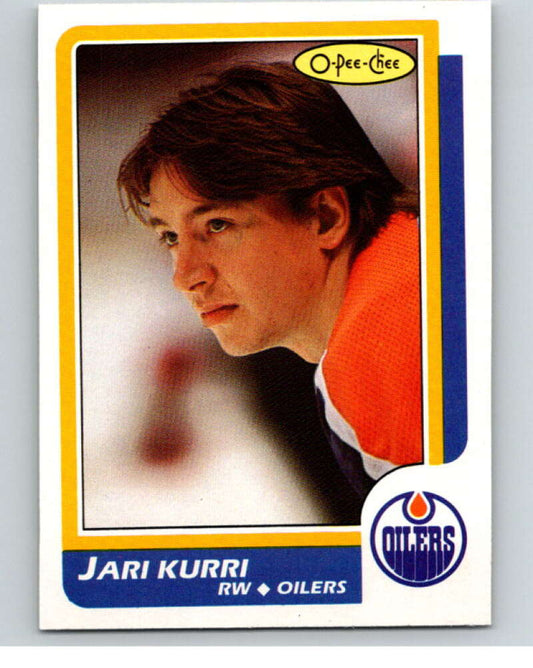 1986-87 O-Pee-Chee #108 Jari Kurri  Edmonton Oilers  V63430 Image 1
