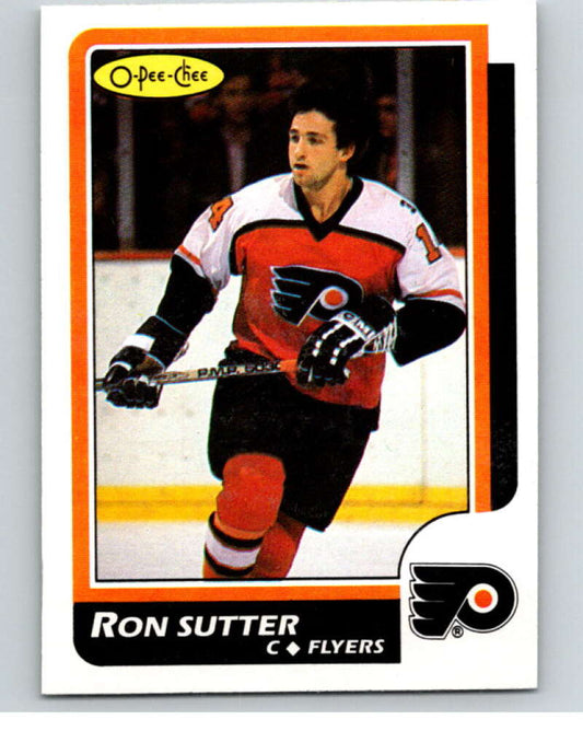1986-87 O-Pee-Chee #109 Ron Sutter  Philadelphia Flyers  V63432 Image 1