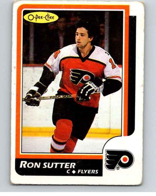 1986-87 O-Pee-Chee #109 Ron Sutter  Philadelphia Flyers  V63433 Image 1