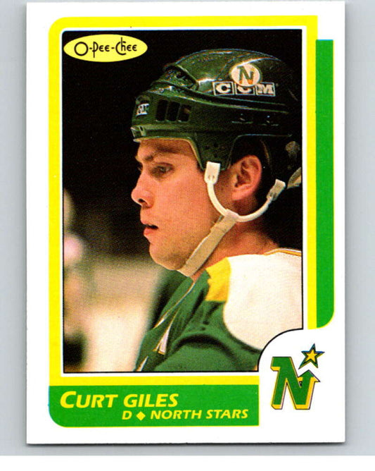 1986-87 O-Pee-Chee #119 Curt Giles  Minnesota North Stars  V63452 Image 1