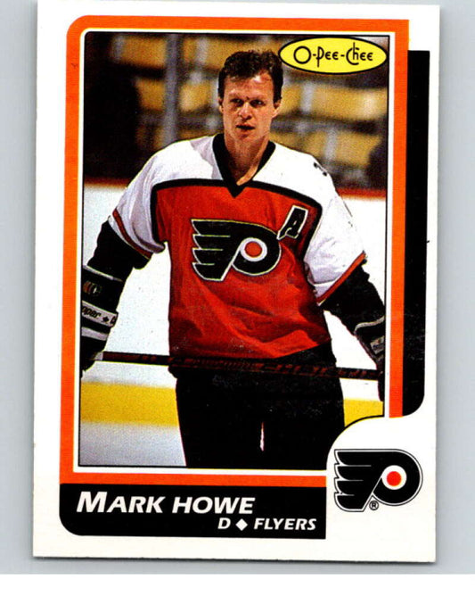 1986-87 O-Pee-Chee #123 Mark Howe  Philadelphia Flyers  V63458 Image 1