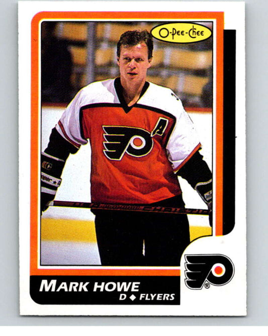 1986-87 O-Pee-Chee #123 Mark Howe  Philadelphia Flyers  V63459 Image 1