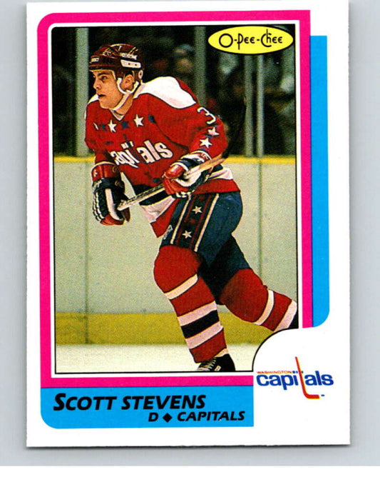 1986-87 O-Pee-Chee #126 Scott Stevens  Washington Capitals  V63465 Image 1