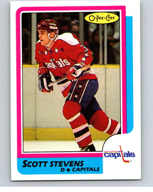 1986-87 O-Pee-Chee #126 Scott Stevens  Washington Capitals  V63466 Image 1