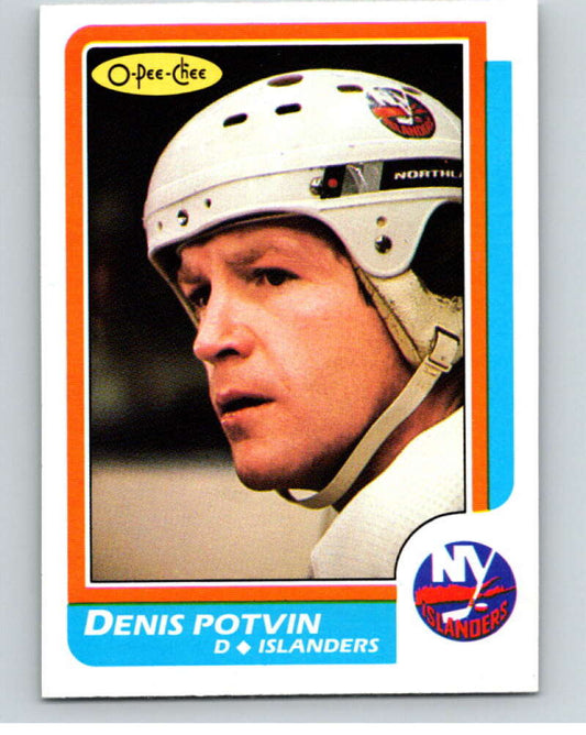 1986-87 O-Pee-Chee #129 Denis Potvin  New York Islanders  V63473 Image 1