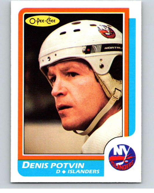 1986-87 O-Pee-Chee #129 Denis Potvin  New York Islanders  V63474 Image 1