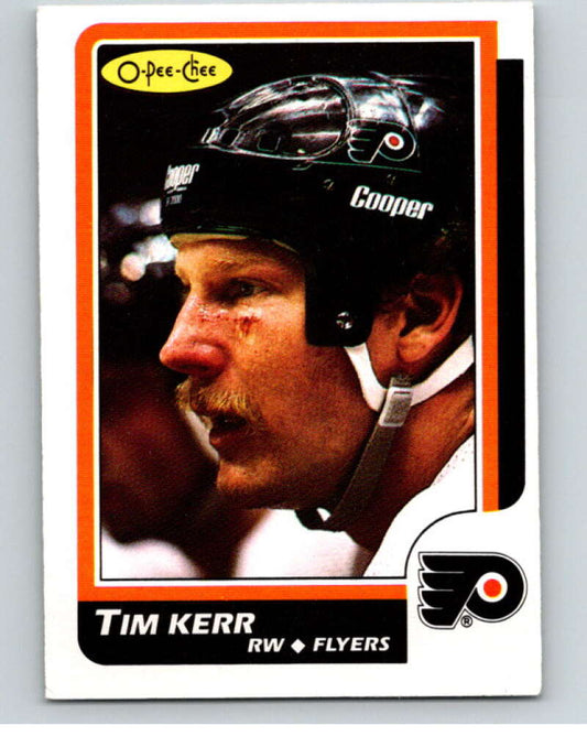 1986-87 O-Pee-Chee #134 Tim Kerr  Philadelphia Flyers  V63488 Image 1