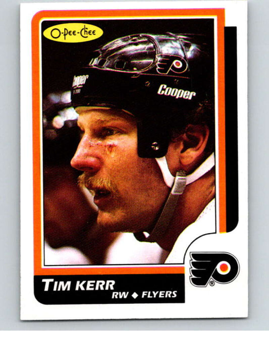 1986-87 O-Pee-Chee #134 Tim Kerr  Philadelphia Flyers  V63489 Image 1