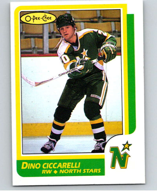 1986-87 O-Pee-Chee #138 Dino Ciccarelli  Minnesota North Stars  V63498 Image 1