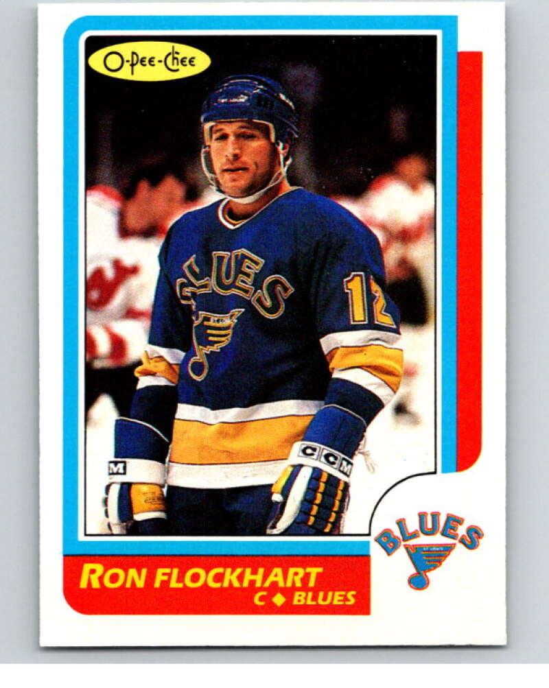 1986-87 O-Pee-Chee #146 Ron Flockhart  St. Louis Blues  V63515 Image 1