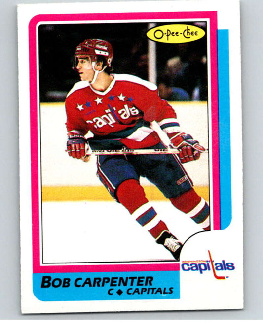1986-87 O-Pee-Chee #150 Bob Carpenter  Washington Capitals  V63522 Image 1