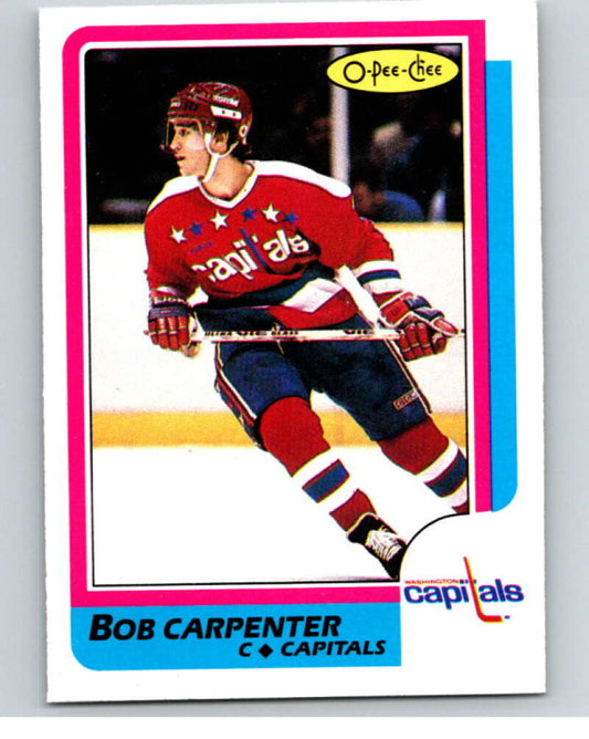 1986-87 O-Pee-Chee #150 Bob Carpenter  Washington Capitals  V63523 Image 1