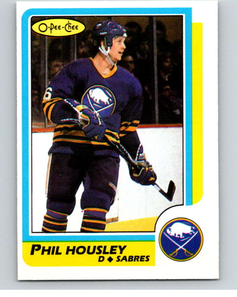 1986-87 O-Pee-Chee #154 Phil Housley  Buffalo Sabres  V63528 Image 1