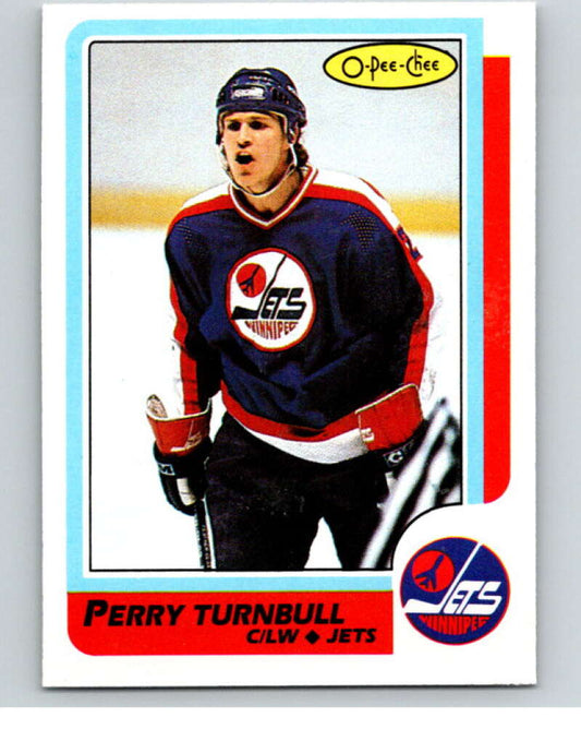 1986-87 O-Pee-Chee #170 Perry Turnbull  Winnipeg Jets  V63559 Image 1