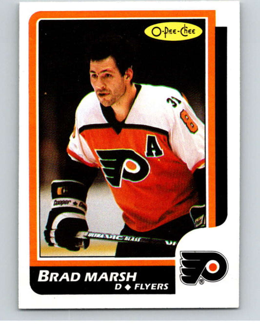 1986-87 O-Pee-Chee #175 Brad Marsh  Philadelphia Flyers  V63564 Image 1