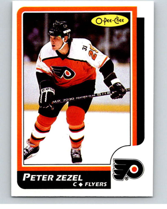1986-87 O-Pee-Chee #190 Peter Zezel  Philadelphia Flyers  V63593 Image 1