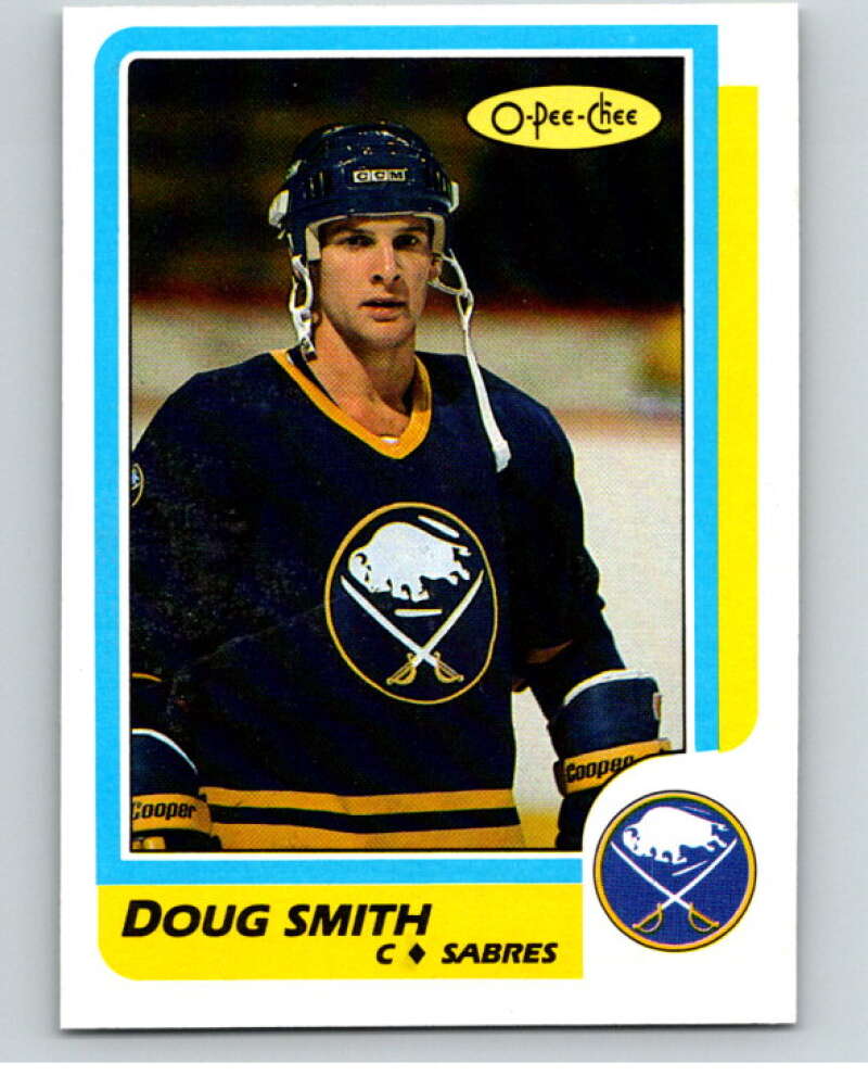 1986-87 O-Pee-Chee #202 Doug Smith  Buffalo Sabres  V63613 Image 1