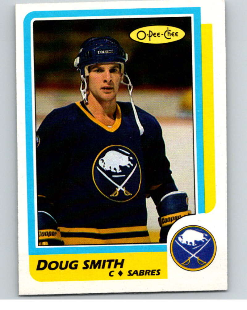 1986-87 O-Pee-Chee #202 Doug Smith  Buffalo Sabres  V63614 Image 1