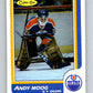 1986-87 O-Pee-Chee #212 Andy Moog  Edmonton Oilers  V63632 Image 1