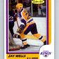 1986-87 O-Pee-Chee #217 Jay Wells  Los Angeles Kings  V63642 Image 1