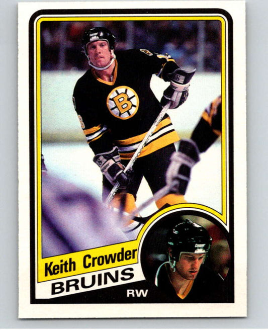 1984-85 O-Pee-Chee #2 Keith Crowder  Boston Bruins  V63733 Image 1