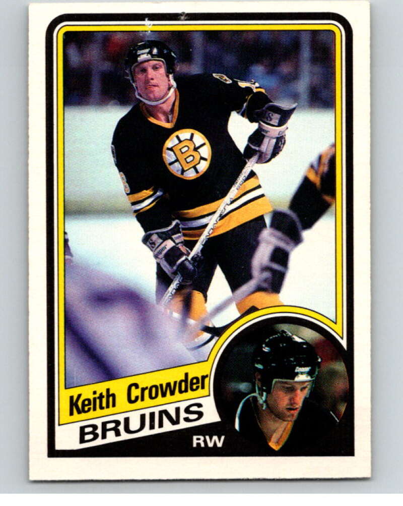 1984-85 O-Pee-Chee #2 Keith Crowder  Boston Bruins  V63735 Image 1