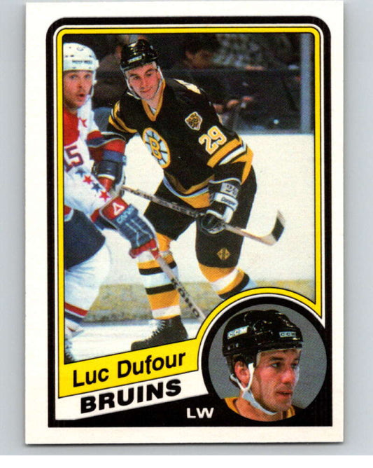 1984-85 O-Pee-Chee #3 Luc Dufour  Boston Bruins  V63736 Image 1
