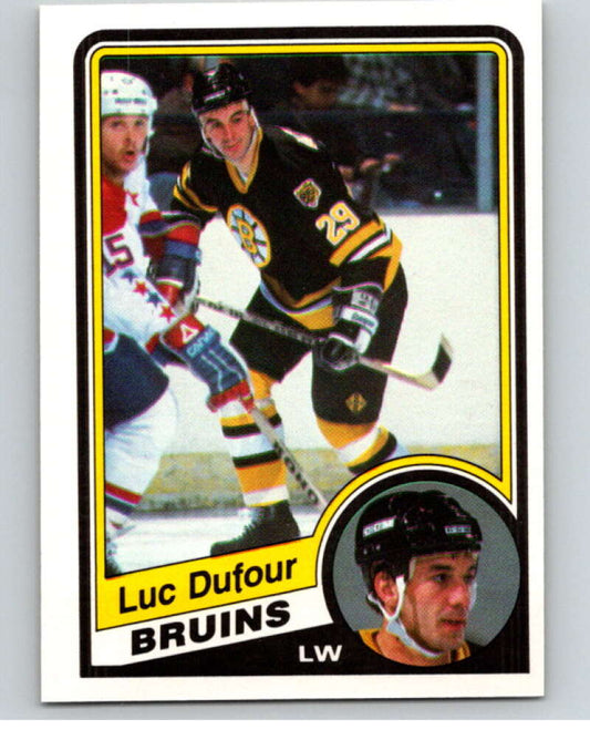 1984-85 O-Pee-Chee #3 Luc Dufour  Boston Bruins  V63738 Image 1