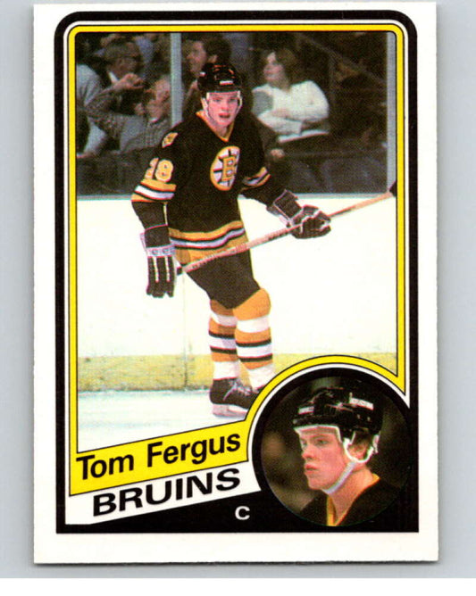 1984-85 O-Pee-Chee #4 Tom Fergus  Boston Bruins  V63741 Image 1