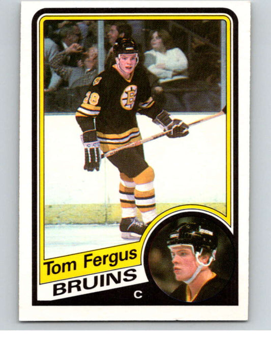 1984-85 O-Pee-Chee #4 Tom Fergus  Boston Bruins  V63742 Image 1