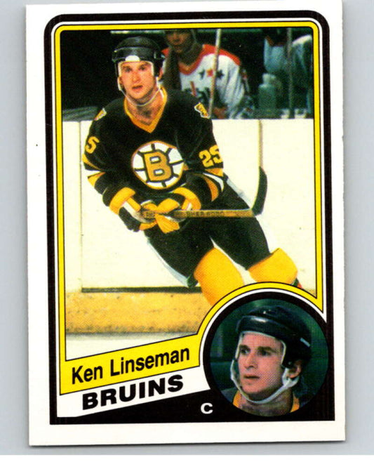 1984-85 O-Pee-Chee #7 Ken Linseman  Boston Bruins  V63750 Image 1