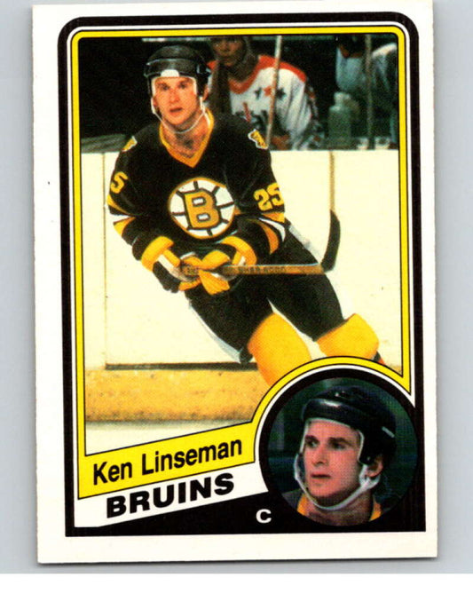 1984-85 O-Pee-Chee #7 Ken Linseman  Boston Bruins  V63752 Image 1